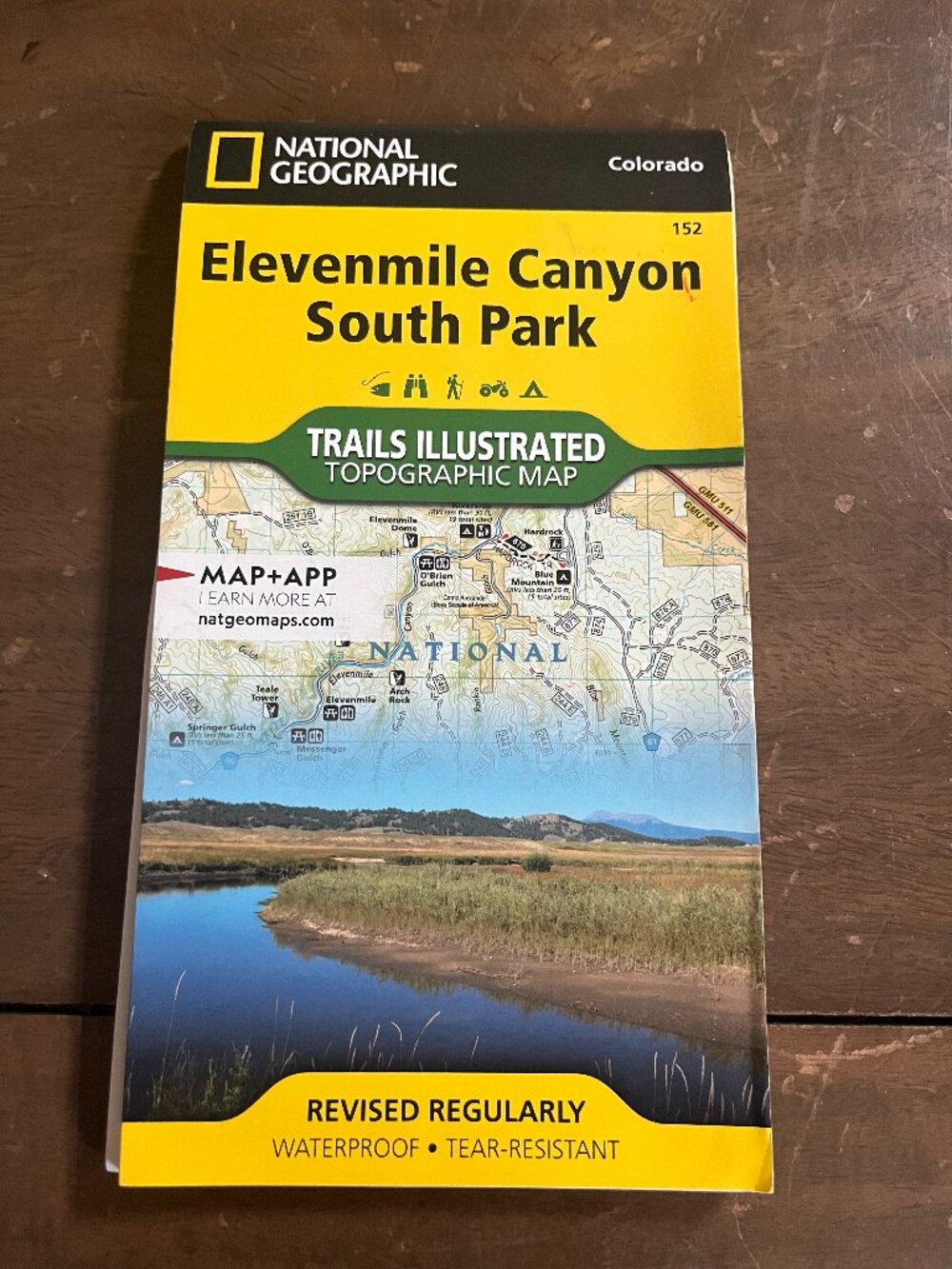 Elevenmile Canyon, South Park National Geographic Topo Map (#152